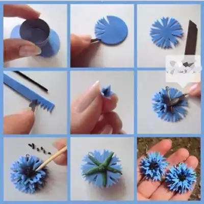 Play DIY Papper New Flower