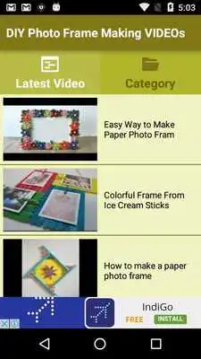 Play DIY Photo Frame Making VIDEOs