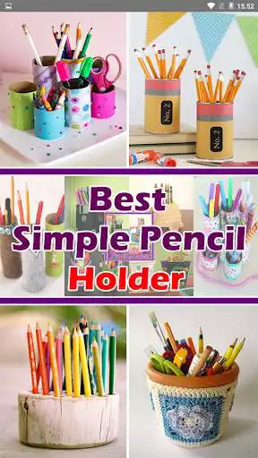 Play APK DIY Simple Pencil Holder  and enjoy DIY Simple Pencil Holder with UptoPlay com.chronosstudio.DIYSimplePencilHolder