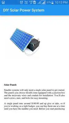Play DIY Solar Power System : Prt 1