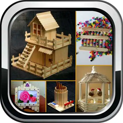 Run free android online DIY Stick Craft Popsicle Home Idea ProjectTutorial APK