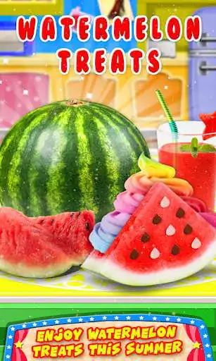 Play DIY Watermelon Treats Game! Ice Cream & Juice Chef  and enjoy DIY Watermelon Treats Game! Ice Cream & Juice Chef with UptoPlay