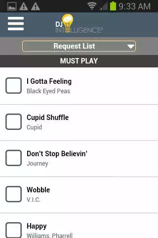 Play DJ Intelligence: Event Viewer