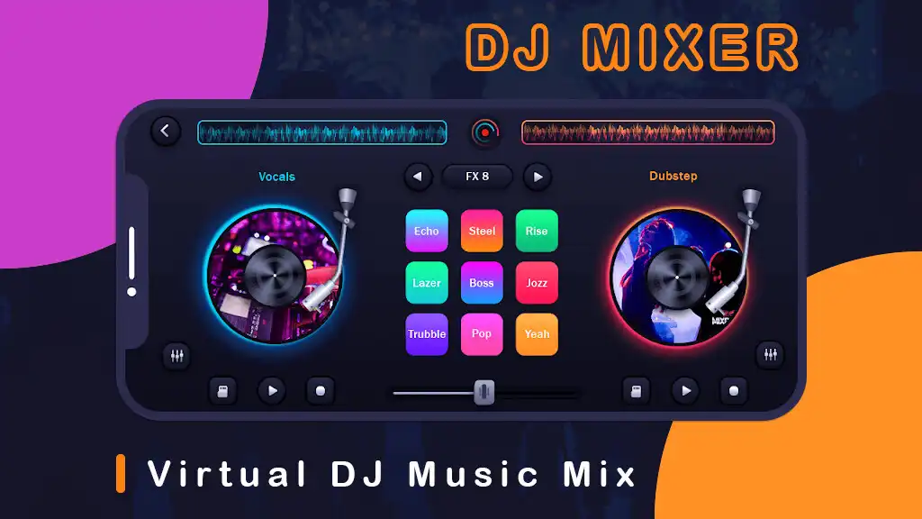 Play DJ Mixer - Drum Pad Beat Maker as an online game DJ Mixer - Drum Pad Beat Maker with UptoPlay