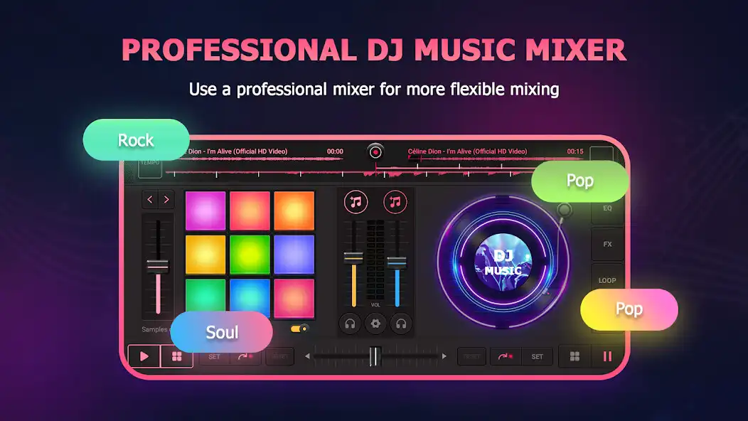 Play DJ mixer - Music Player as an online game DJ mixer - Music Player with UptoPlay