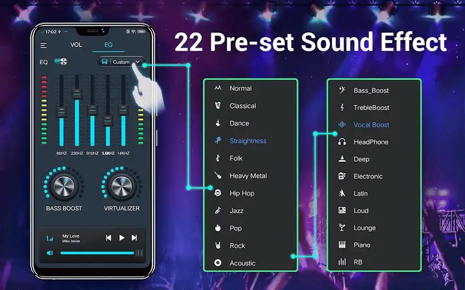 Play DJ Music Mixer - Bass Booster as an online game DJ Music Mixer - Bass Booster with UptoPlay