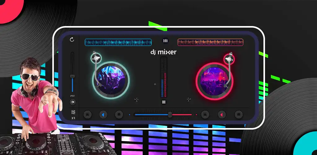 Play DJ Music Mixer - Equalizer as an online game DJ Music Mixer - Equalizer with UptoPlay