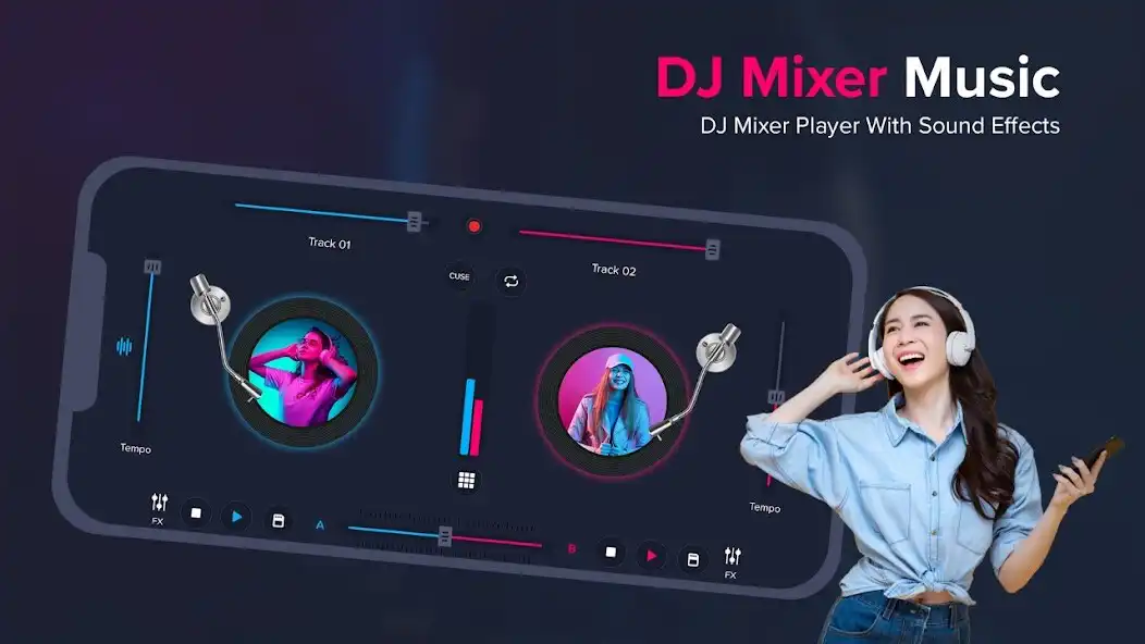 Play DJ Music Mixer - Virtual DJ  and enjoy DJ Music Mixer - Virtual DJ with UptoPlay