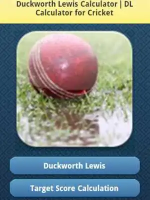 Play DL Calculator for Cricket