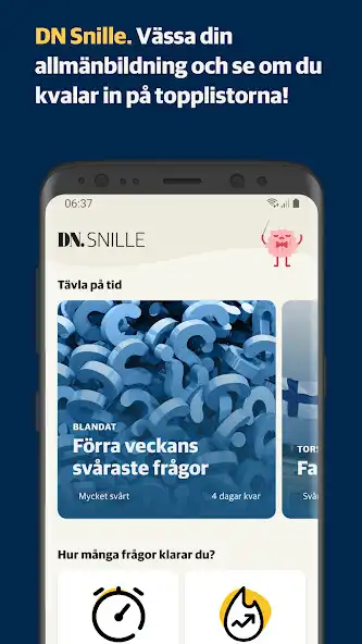 Play DN Snille – Smarta quiz  and enjoy DN Snille – Smarta quiz with UptoPlay