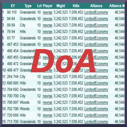 Free play online DoA Coord Finder  APK