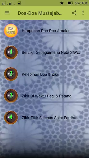 Play Doa-Doa Mustajab Seharian