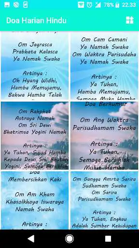 Play Doa Harian Hindu Offline as an online game Doa Harian Hindu Offline with UptoPlay
