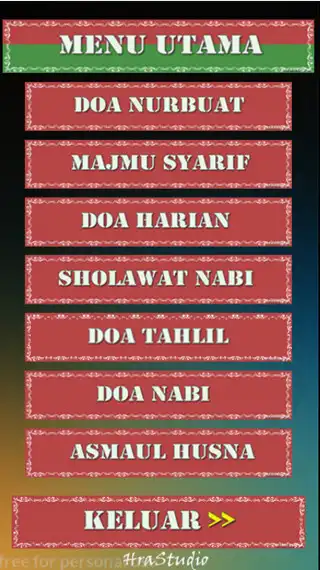 Play Doa Nurbuat Majmu Syarif Khasiat dan Kisah Nyata as an online game Doa Nurbuat Majmu Syarif Khasiat dan Kisah Nyata with UptoPlay