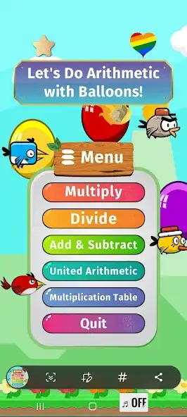 Play Do Arithmetic with Balloons  and enjoy Do Arithmetic with Balloons with UptoPlay