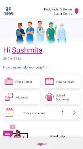Play DocEngage Patient App as an online game DocEngage Patient App with UptoPlay