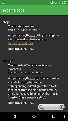 Play Docs for pygame as an online game Docs for pygame with UptoPlay