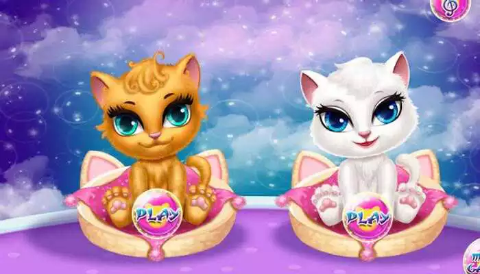 Play Doctor  Clean up Cat - Angela