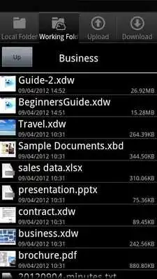 Play DocuWorks Folder