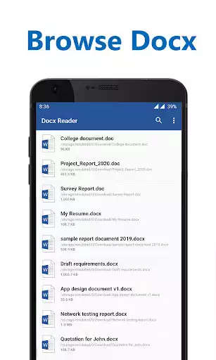 Play Docx Reader - Word, Document, Office Reader - 2021 as an online game Docx Reader - Word, Document, Office Reader - 2021 with UptoPlay