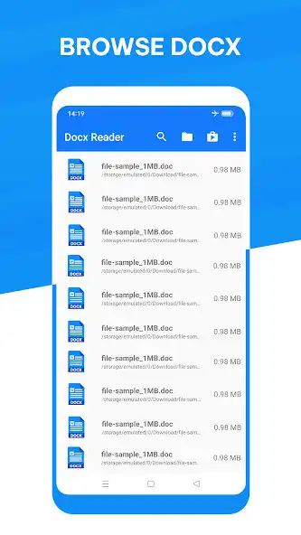 Play Docx Reader: Word Viewer as an online game Docx Reader: Word Viewer with UptoPlay
