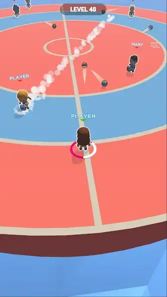 Play Dodgeball Battle as an online game Dodgeball Battle with UptoPlay