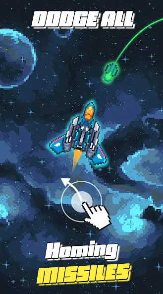 Play Dodge missiles - pixel space  and enjoy Dodge missiles - pixel space with UptoPlay