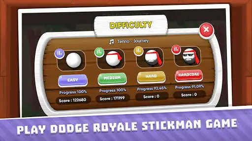 Play Dodge Royale as an online game Dodge Royale with UptoPlay