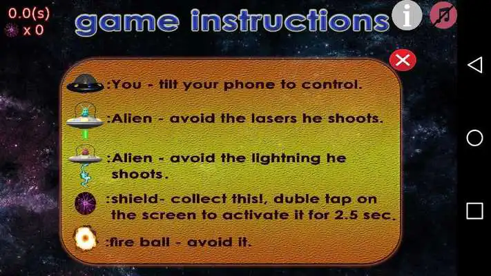 Play Dodge the aliens