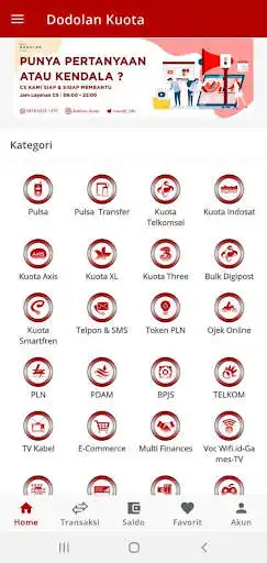 Play Dodolan Kuota - Agen Pulsa, Kuota, PPOB Termurah as an online game online Dodolan Kuota - Agen Pulsa, Kuota, PPOB Termurah with UptoPlay Play Dodolan Kuota - Agen Pulsa, Kuota, PPOB Termurah as an online game Dodolan Kuota - Agen Pulsa, Kuota, PPOB Termurah with UptoPlay