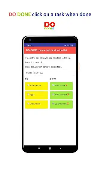 Play Do-done quick task and todo list  and enjoy Do-done quick task and todo list with UptoPlay