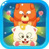 Free play online Dog and Cat : eat Candy APK
