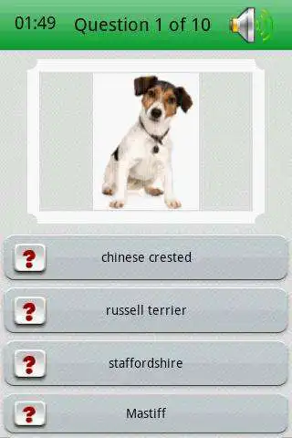 Play APK Dog Breed Picture Quiz  and enjoy Dog Breed Picture Quiz with UptoPlay com.nandroid.quiz.template