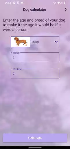 Play Dog calculator as an online game Dog calculator with UptoPlay