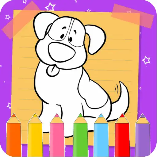 Free play online dog coloring book  APK