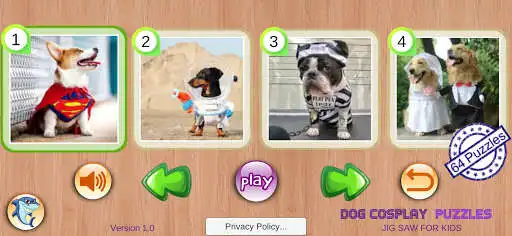 Play Dog Cosplay Puzzle  and enjoy Dog Cosplay Puzzle with UptoPlay