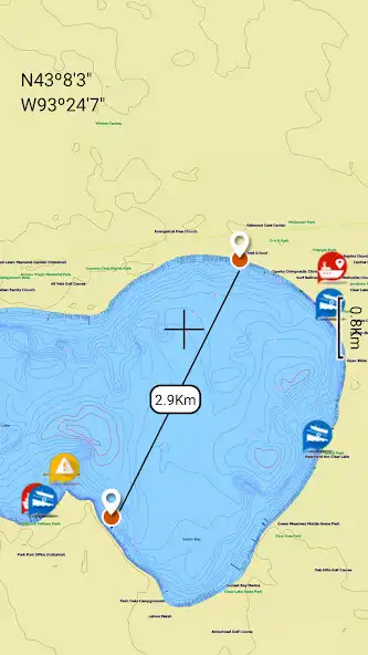 Play Dog Creek Lake - IOWA GPS Map as an online game Dog Creek Lake - IOWA GPS Map with UptoPlay