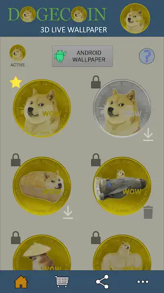 Play Dogecoin 3D Live Wallpaper as an online game Dogecoin 3D Live Wallpaper with UptoPlay