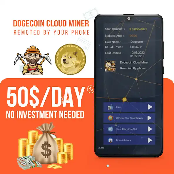 Play Dogecoin (DOGE) Cloud miner  and enjoy Dogecoin (DOGE) Cloud miner with UptoPlay