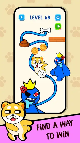 Play Doge Home Rush : Puzzle Draw  and enjoy Doge Home Rush : Puzzle Draw with UptoPlay