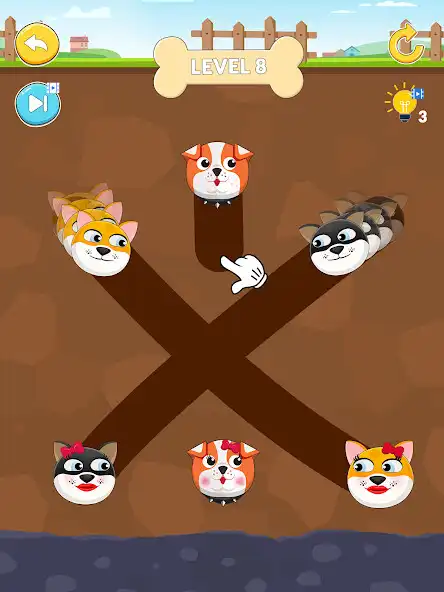 Play Doge in Love: Draw Puzzle as an online game Doge in Love: Draw Puzzle with UptoPlay
