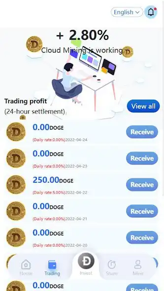 Play Doge Miner app as an online game Doge Miner app with UptoPlay