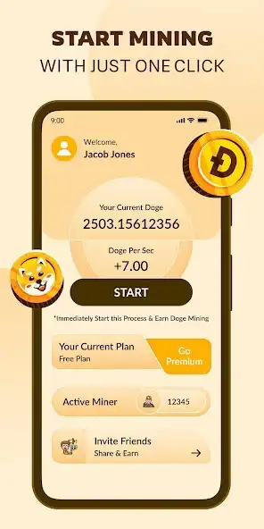 Play Doge Mining, Dogecoin Miner as an online game Doge Mining, Dogecoin Miner with UptoPlay