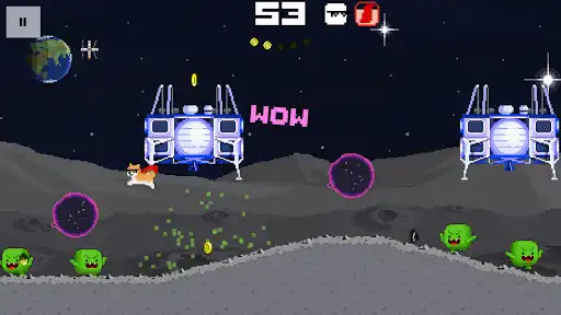 Play Doge on Moon: so free, much arcade  and enjoy Doge on Moon: so free, much arcade with UptoPlay