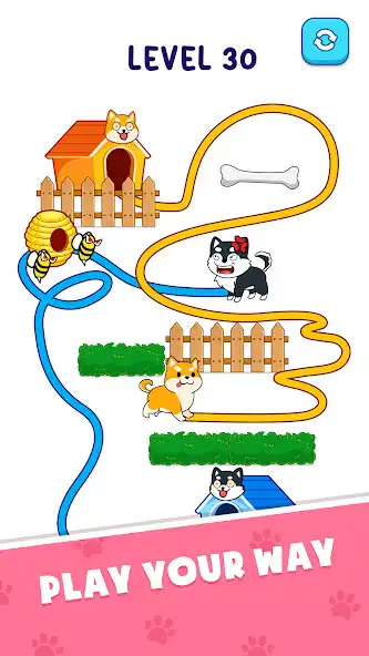 Play Doge Rush to Home: Draw Puzzle  and enjoy Doge Rush to Home: Draw Puzzle with UptoPlay