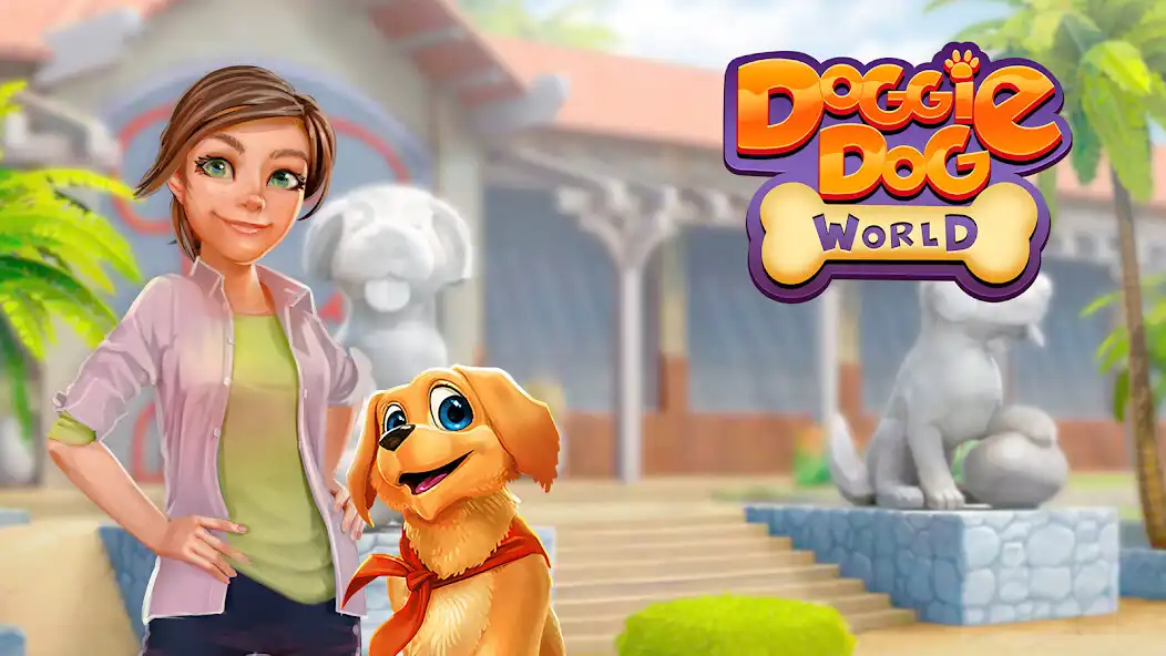 Play Doggie Dog World: Pet Match 3  and enjoy Doggie Dog World: Pet Match 3 with UptoPlay