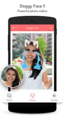 Play Doggy Face For Snapchat