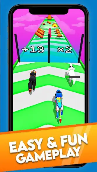 Play Doggy Run! Longer Nose Rush 3D as an online game Doggy Run! Longer Nose Rush 3D with UptoPlay