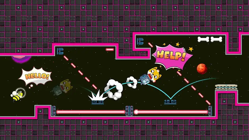 Play Dog in Space: Trap Adventure  and enjoy Dog in Space: Trap Adventure with UptoPlay