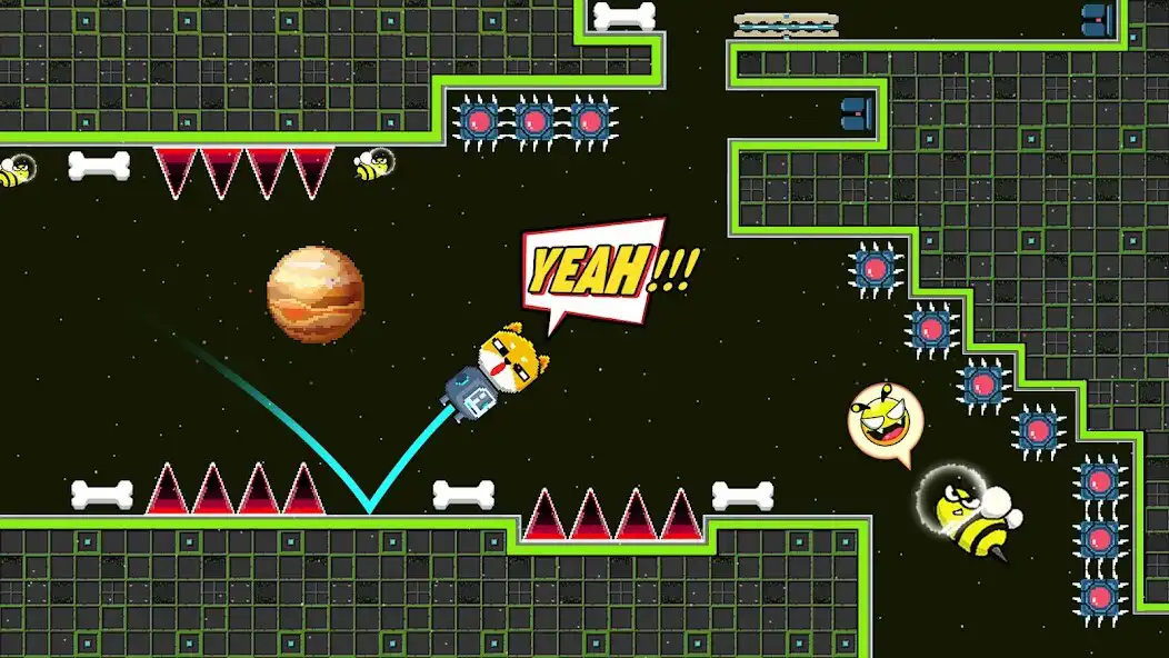 Play Dog in Space: Trap Adventure as an online game Dog in Space: Trap Adventure with UptoPlay